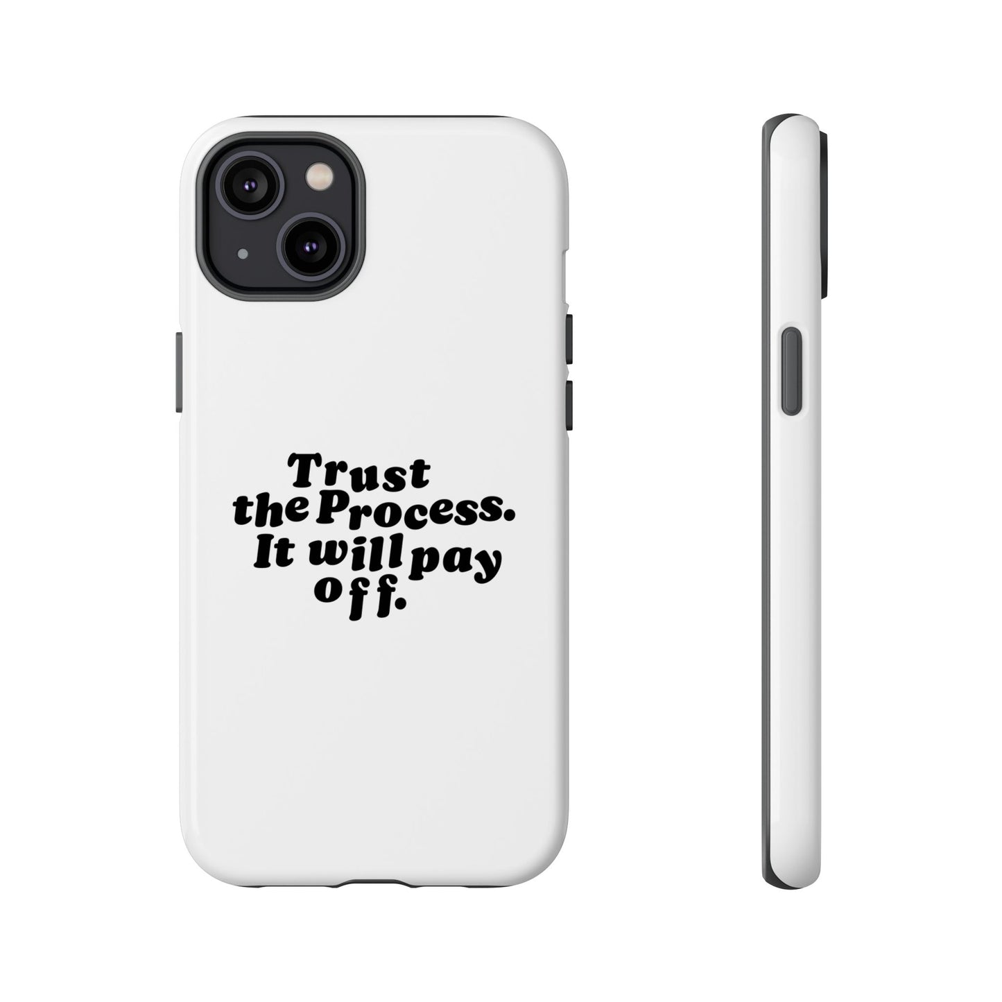 Trust harder Hard Case Weiß iPhone