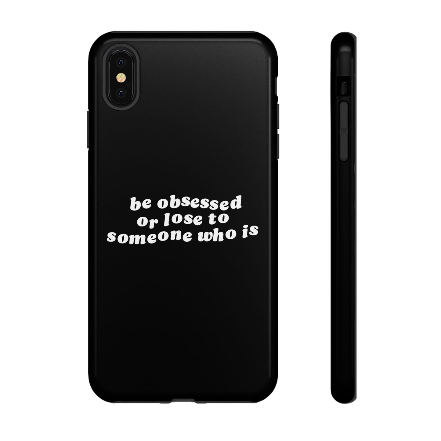 Be Obsessed Hard Case Schwarz iPhone