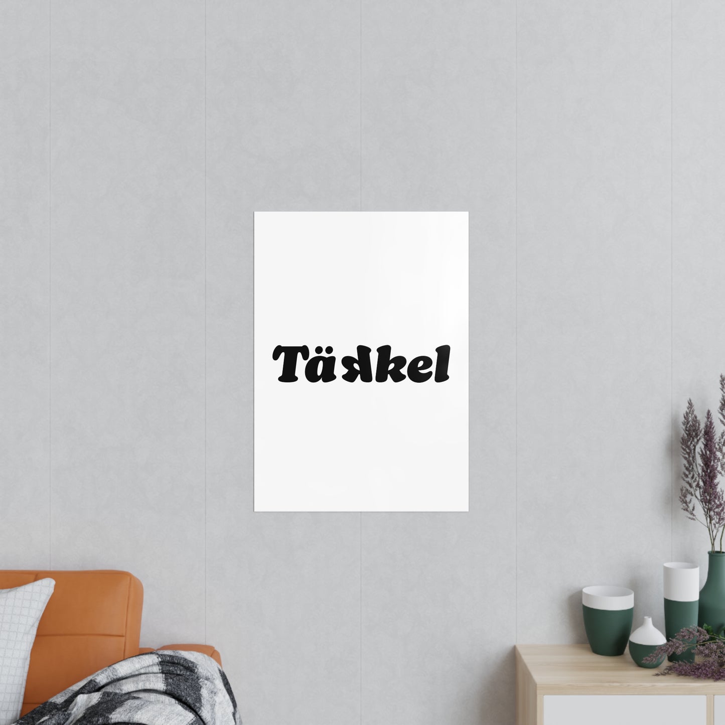TÄKKEL Poster – Bold Football Statement Design