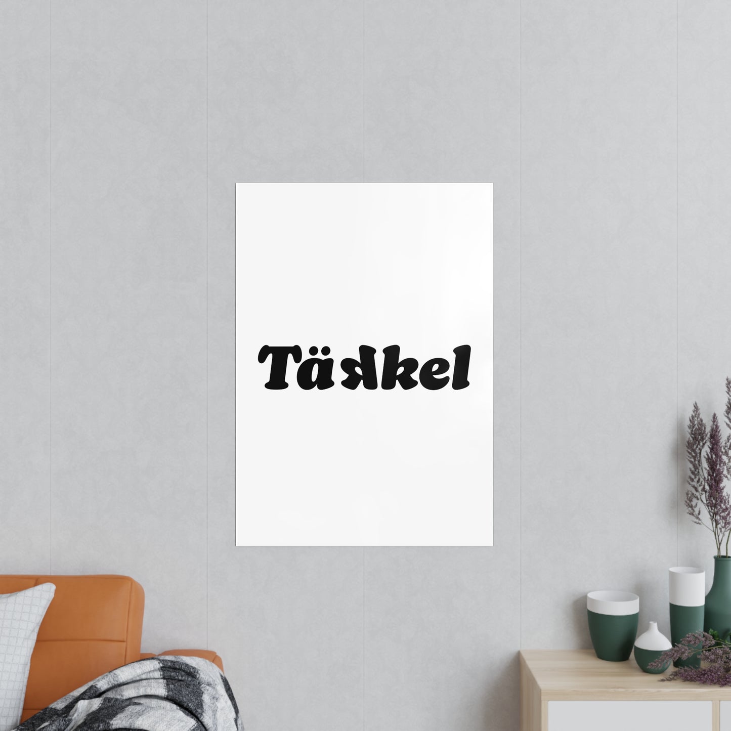 TÄKKEL Poster – Bold Football Statement Design