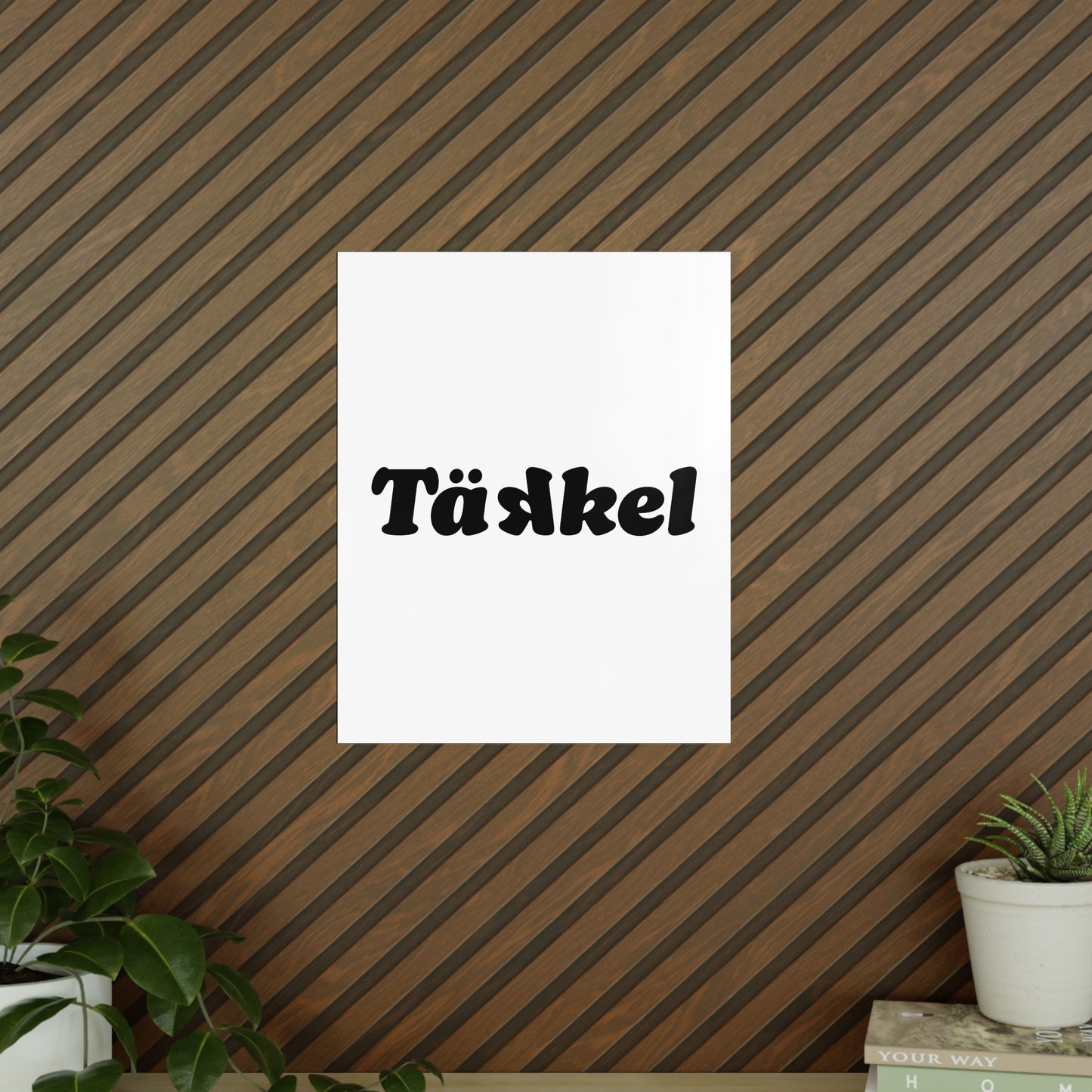 TÄKKEL Poster – Bold Football Statement Design