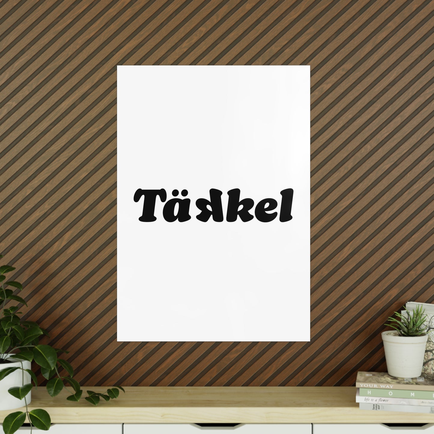 TÄKKEL Poster – Bold Football Statement Design