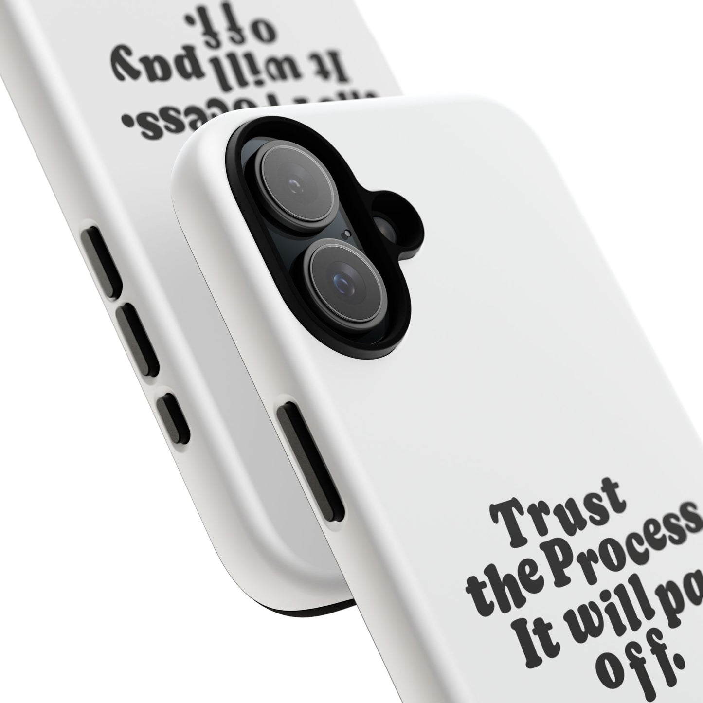 Trust harder Hard Case Weiß iPhone