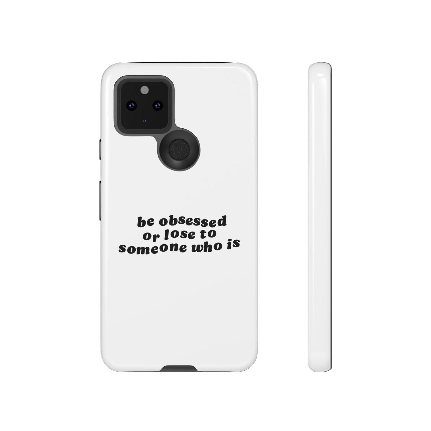 Too Obsessed Hard Case Weiß Google Pixel