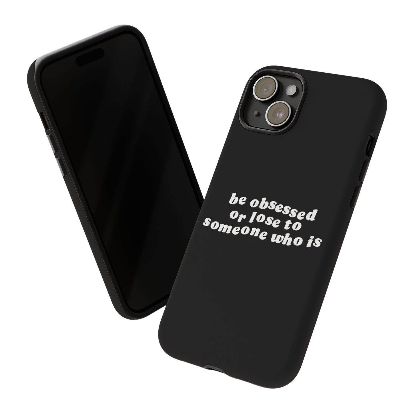 Be Obsessed Hard Case Schwarz iPhone