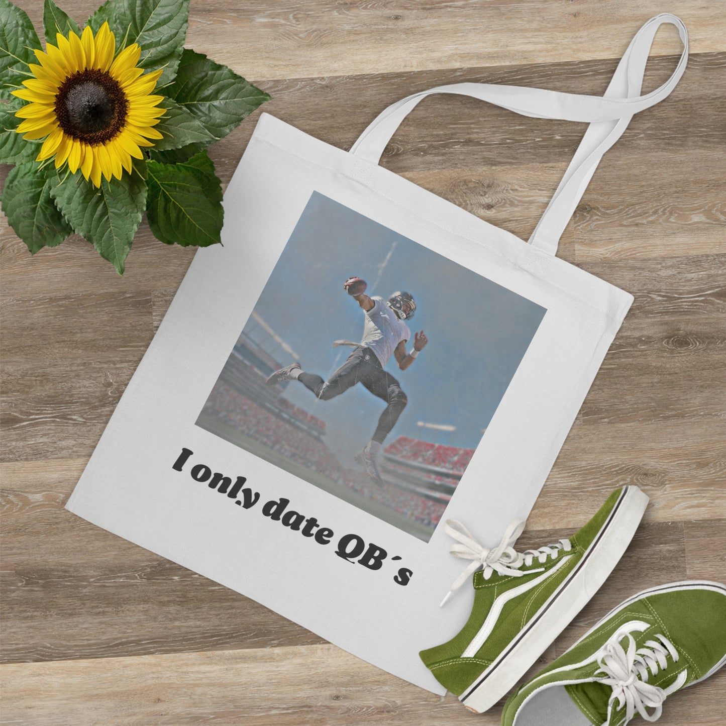 Tote Bag I Only Date QB´s