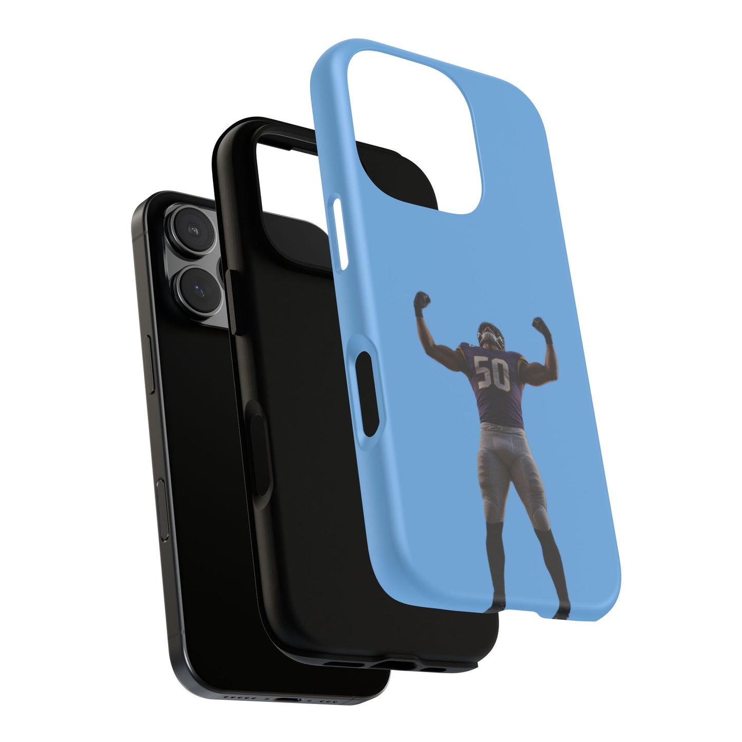 Never Enough Hard Case Babyblau iPhone