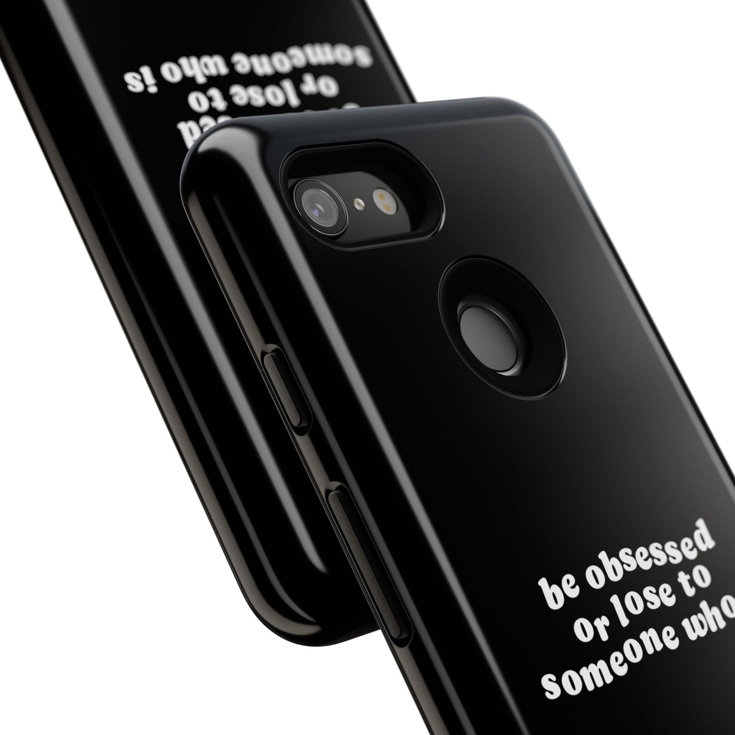 Too Obsessed Hard Case Schwarz Google Pixel
