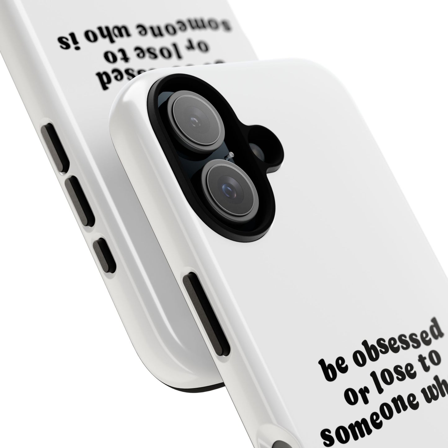 Be Obsessed Hard Case Weiß iPhone