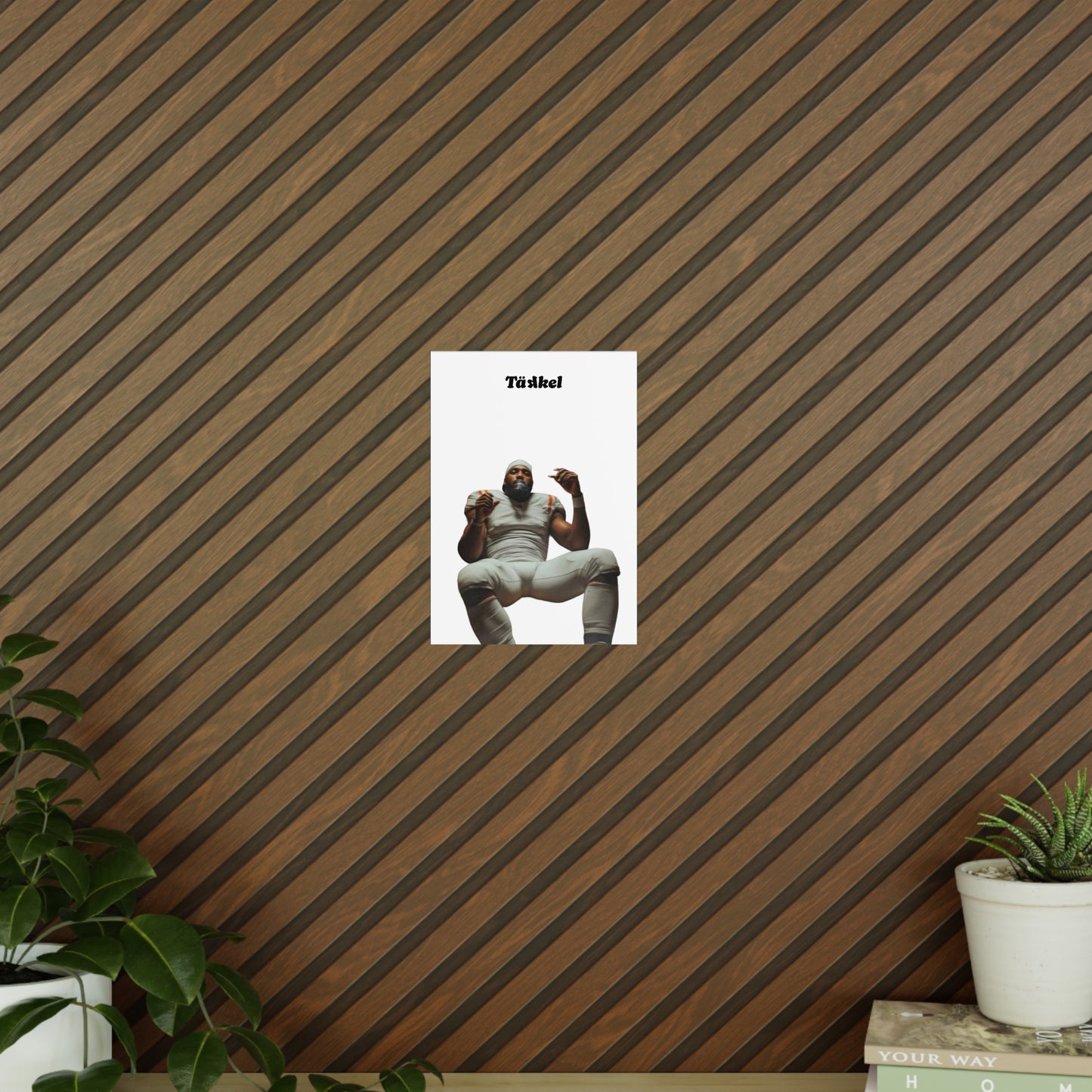 TÄKKEL Poster – Football Player Power Design