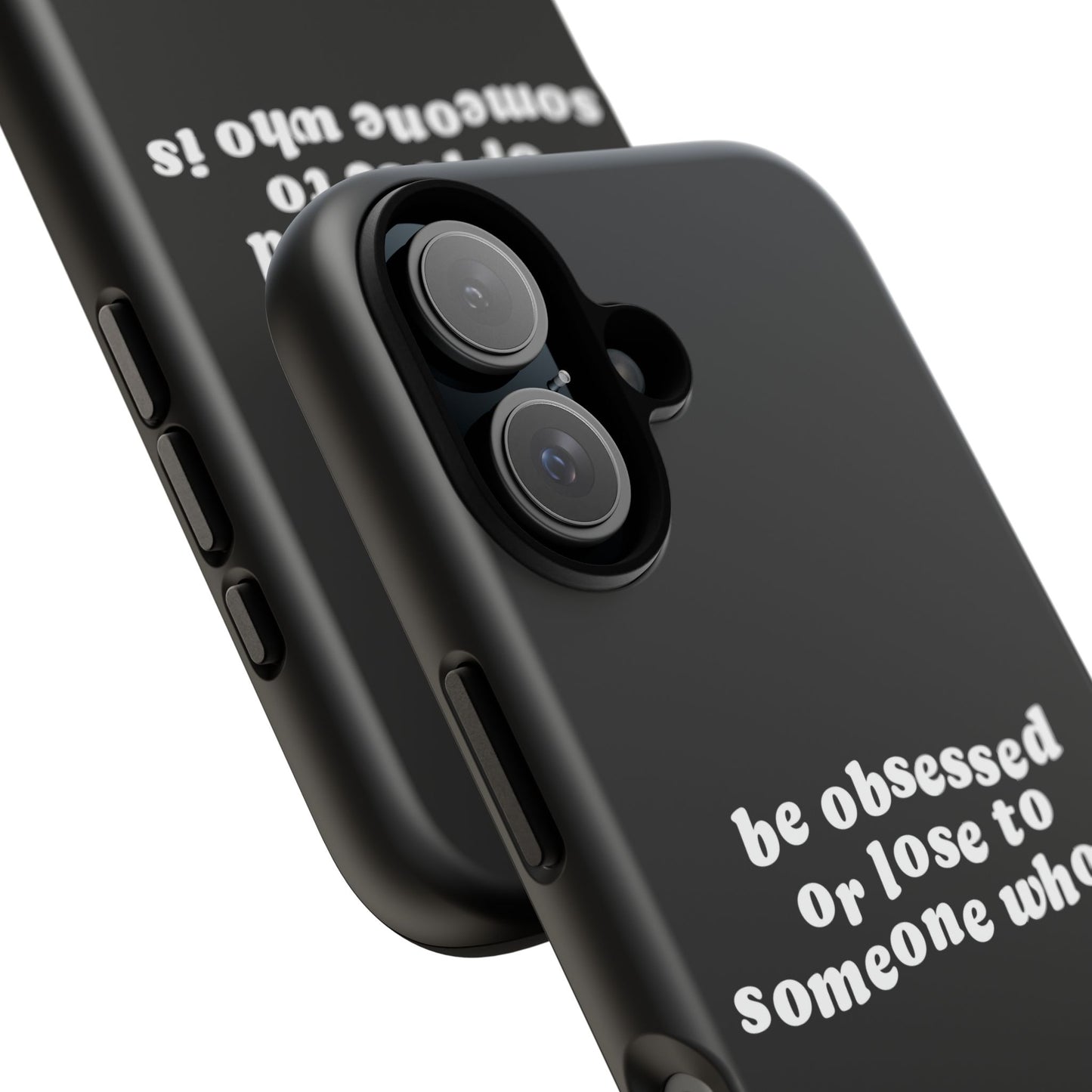 Be Obsessed Hard Case Schwarz iPhone