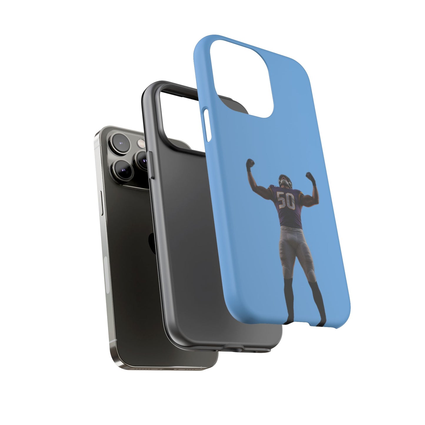 Never Enough Hard Case Babyblau iPhone