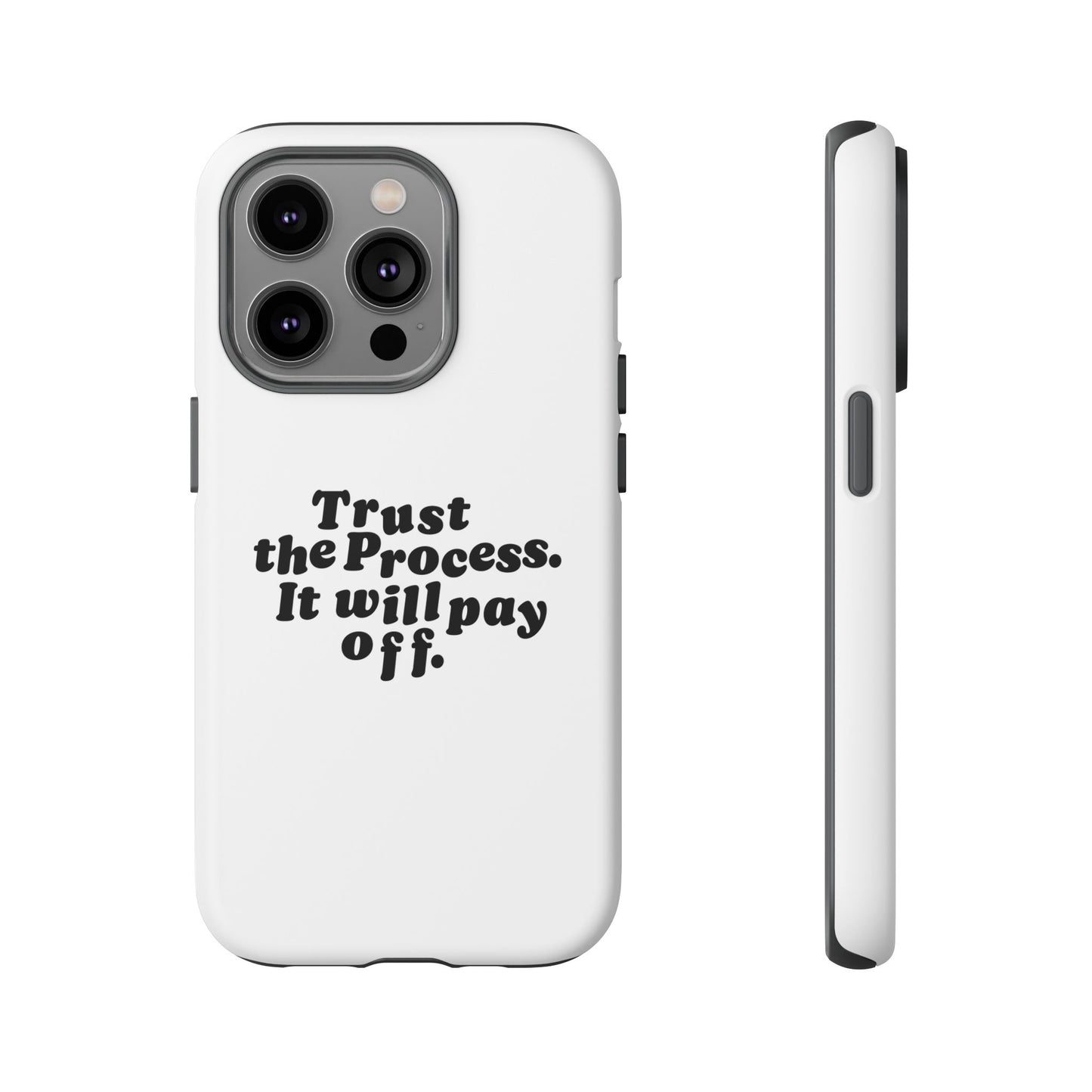 Trust harder Hard Case Weiß iPhone