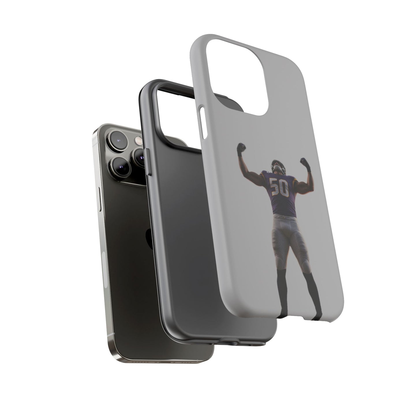 Never Enough Hard Case Grau iPhone