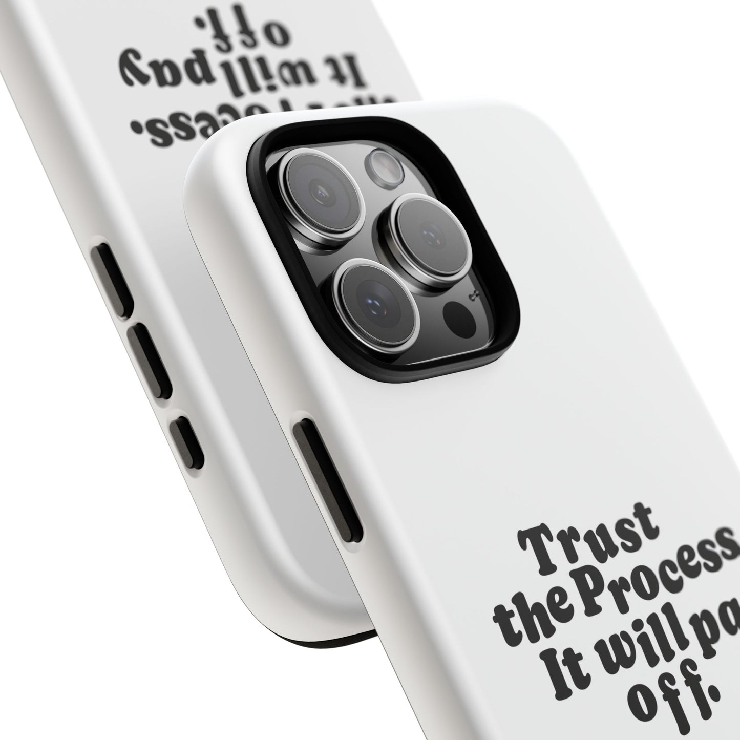 Trust harder Hard Case Weiß iPhone