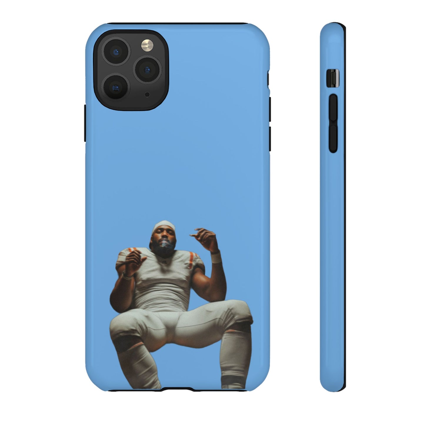 Who´s gonna smoke Hard Case Babyblau iPhone