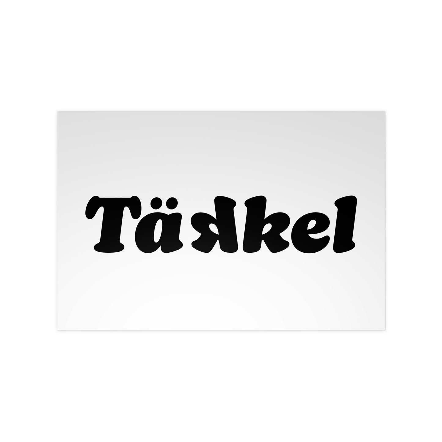 TÄKKEL Poster – Bold Football Statement Design