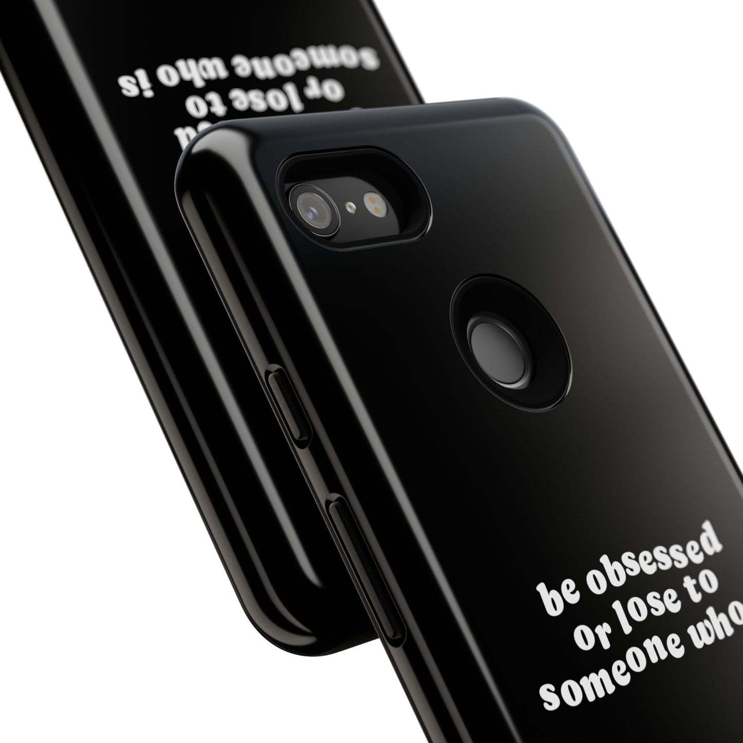 Too Obsessed Hard Case Schwarz Google Pixel