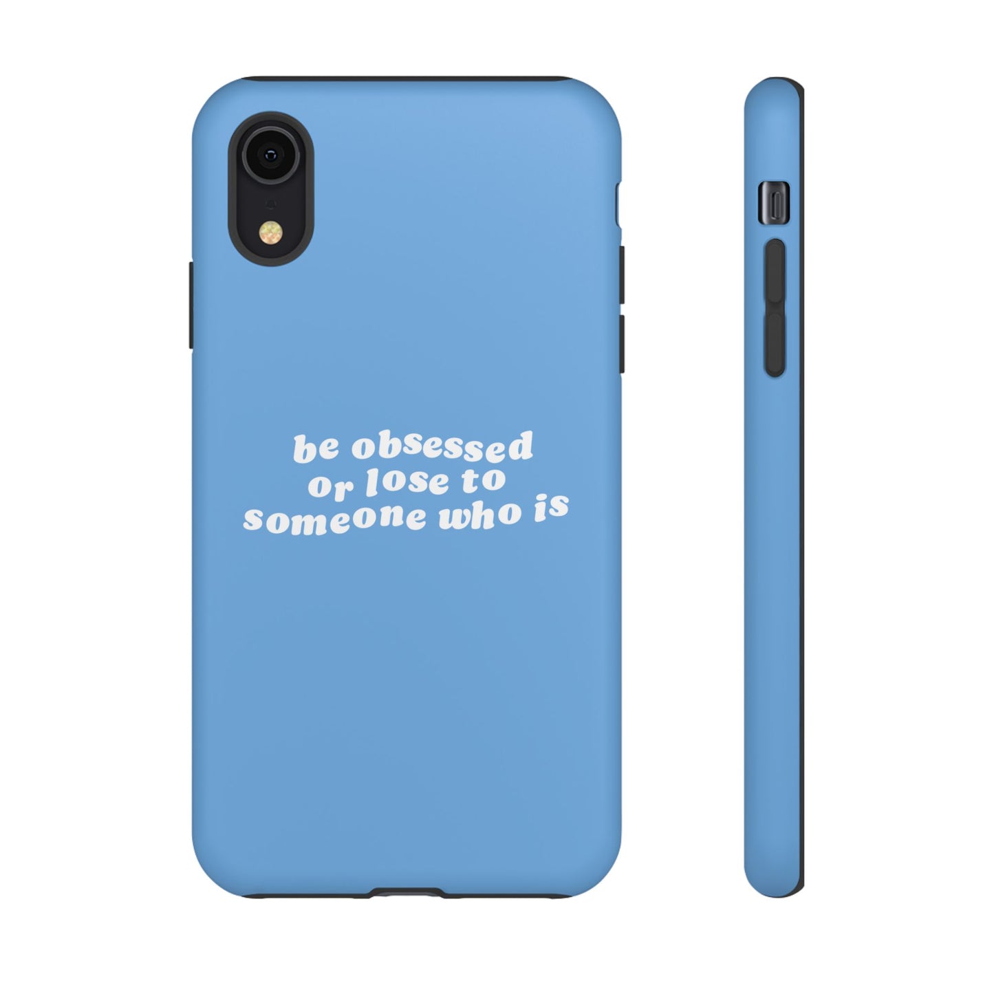 Be Obsessed Hard Case Babyblau iPhone