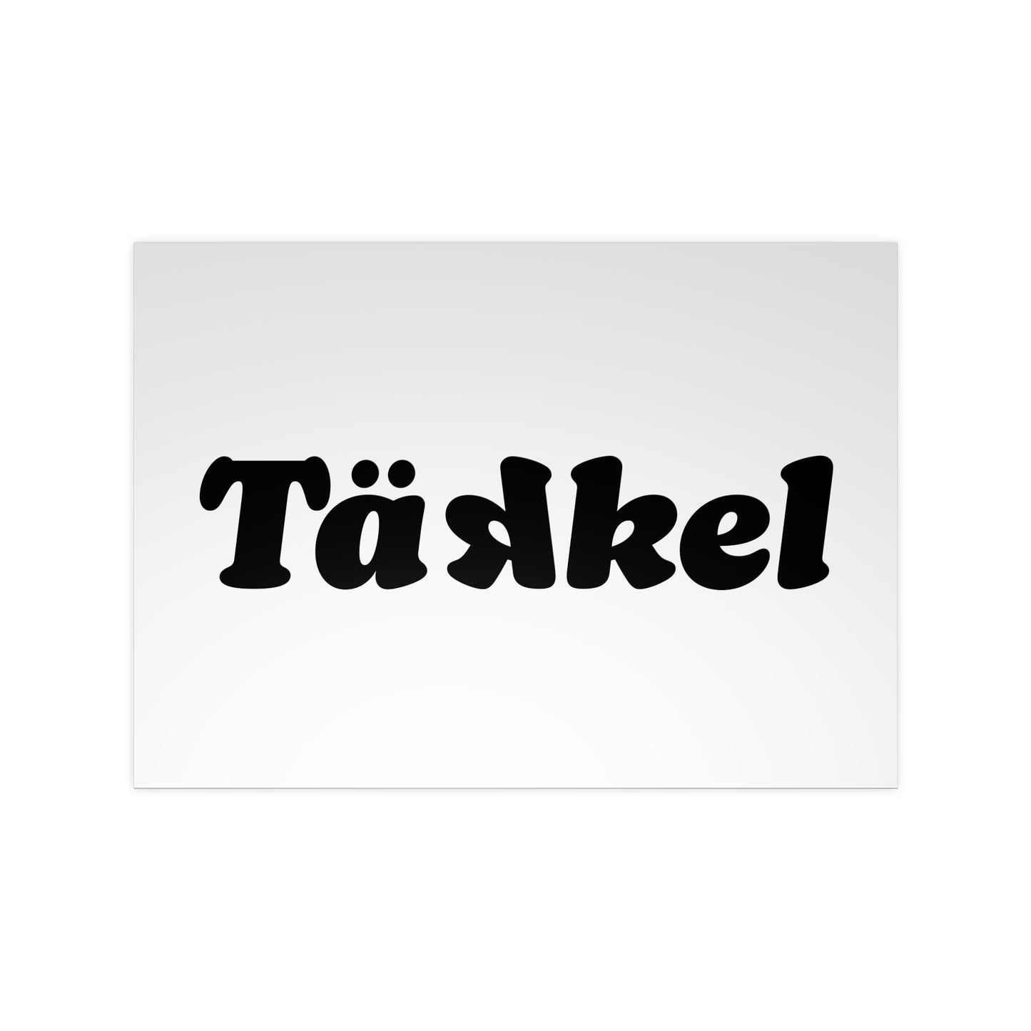 TÄKKEL Poster – Bold Football Statement Design