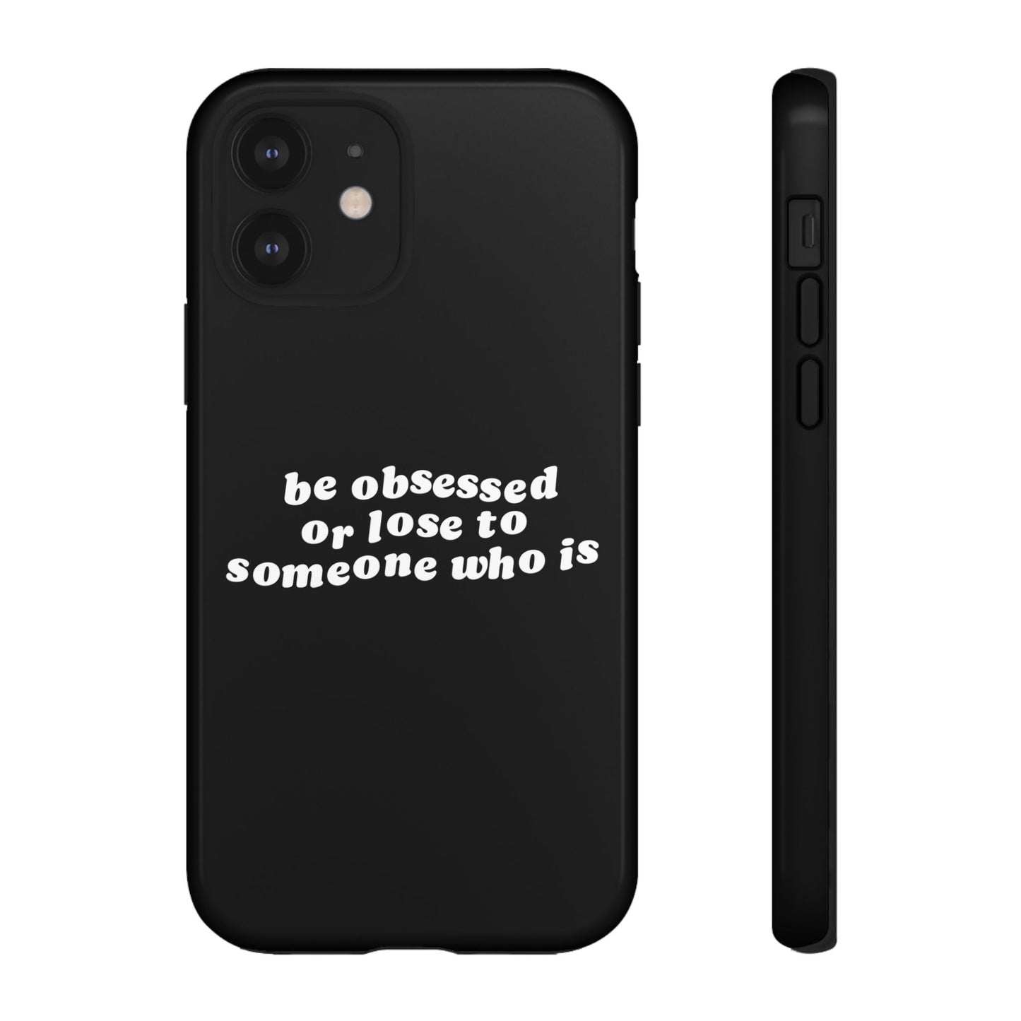 Be Obsessed Hard Case Schwarz iPhone