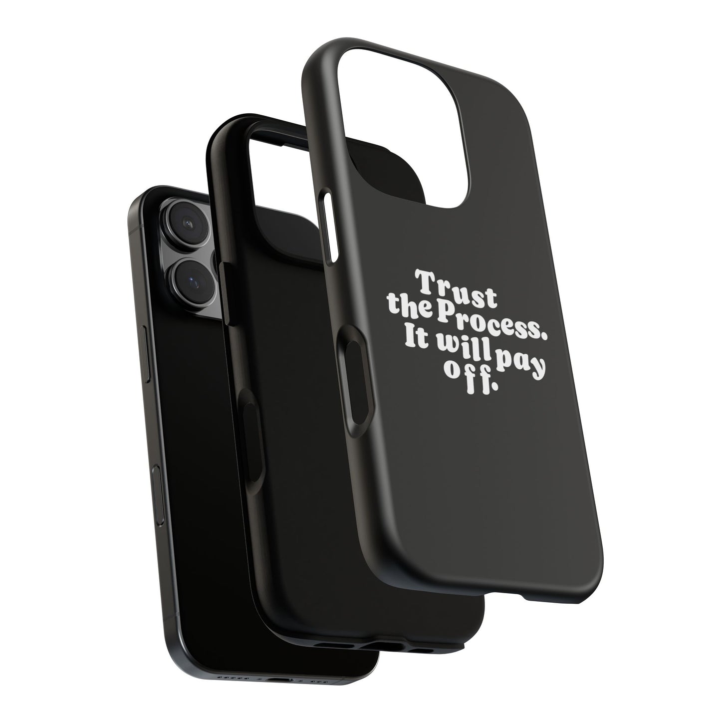 Trust harder Hard Case Schwarz iPhone