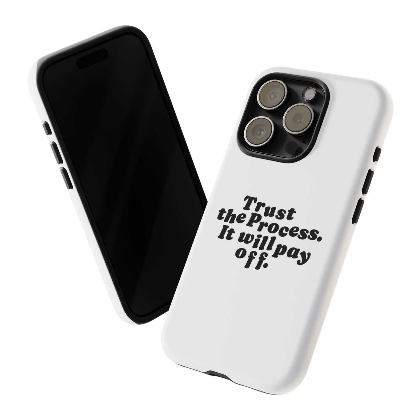 Trust harder Hard Case Weiß iPhone