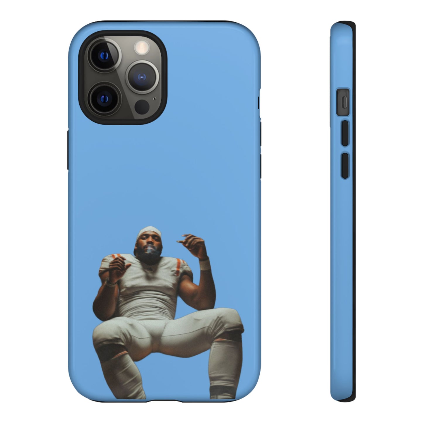 Who´s gonna smoke Hard Case Babyblau iPhone