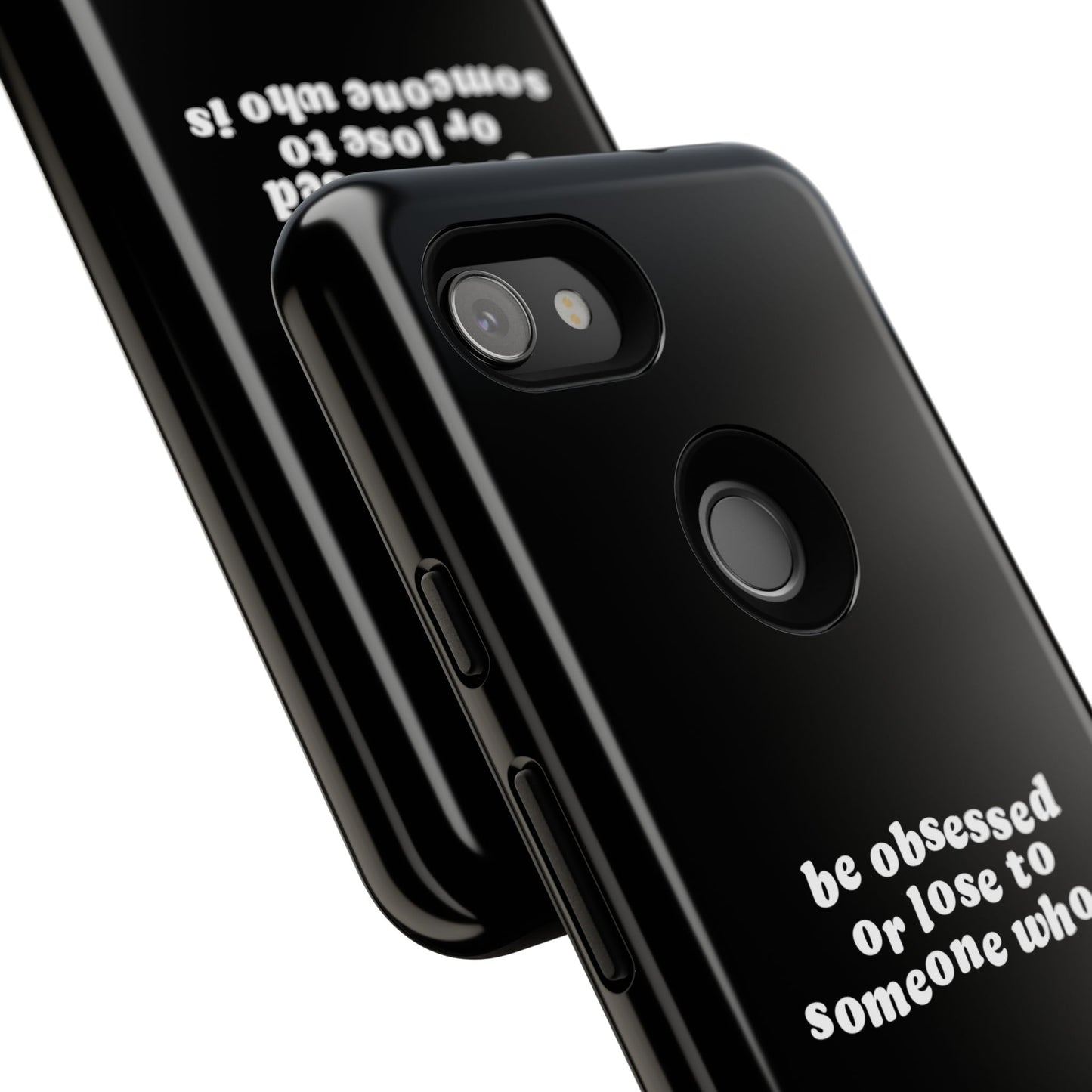 Too Obsessed Hard Case Schwarz Google Pixel