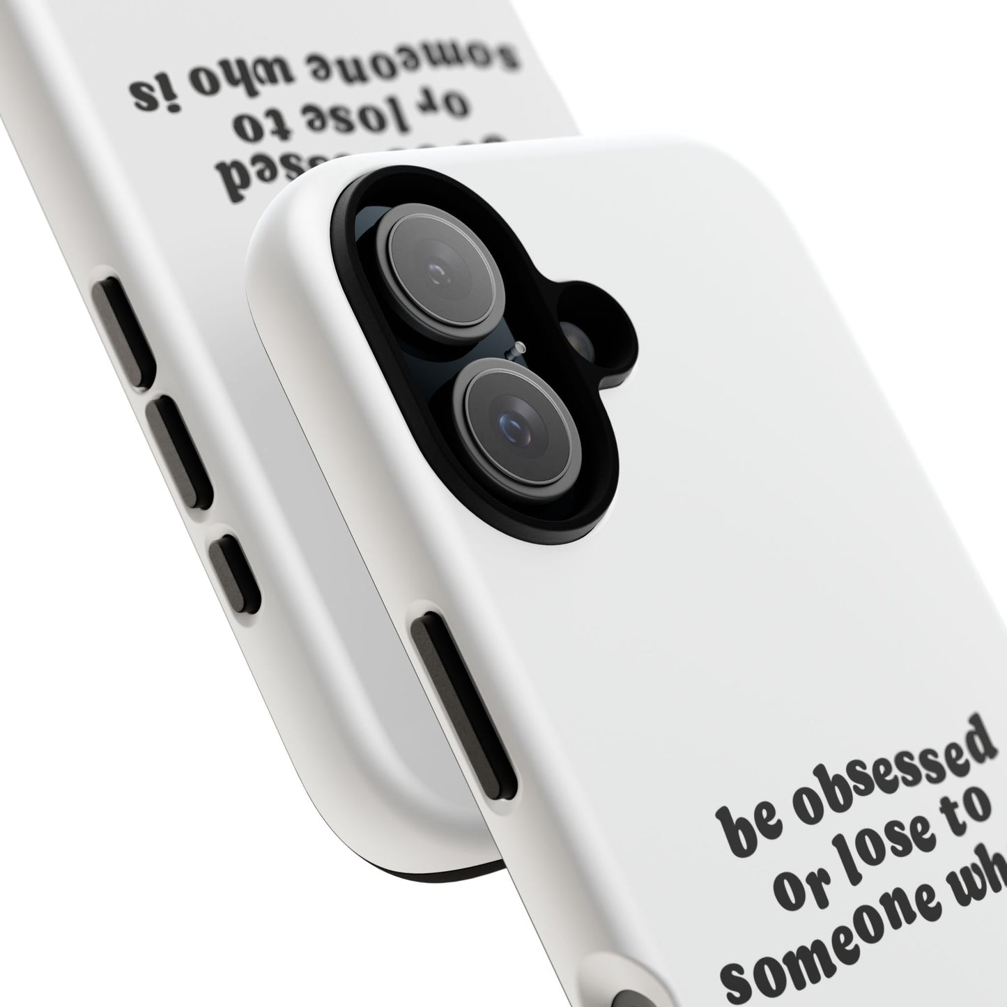 Be Obsessed Hard Case Weiß iPhone