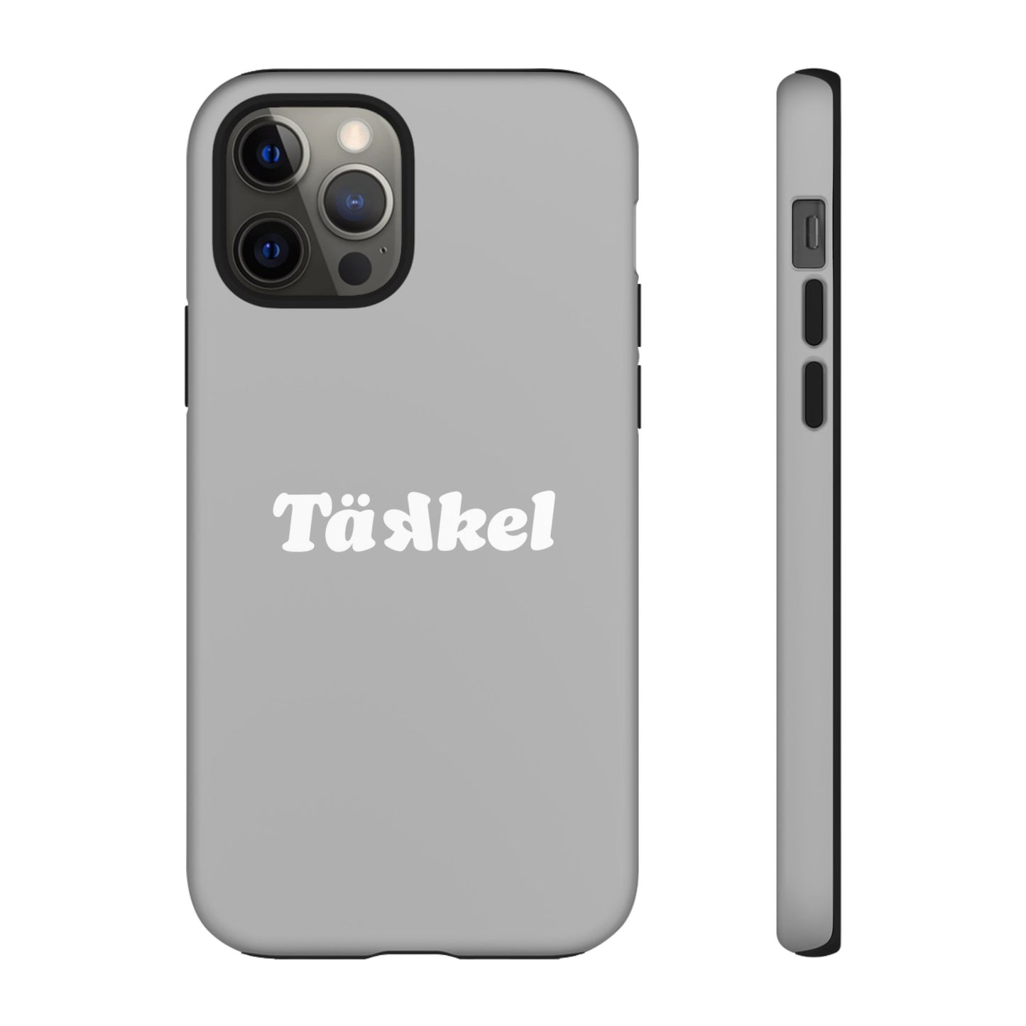 TÄKKEL Classic Hard Case Grau iPhone
