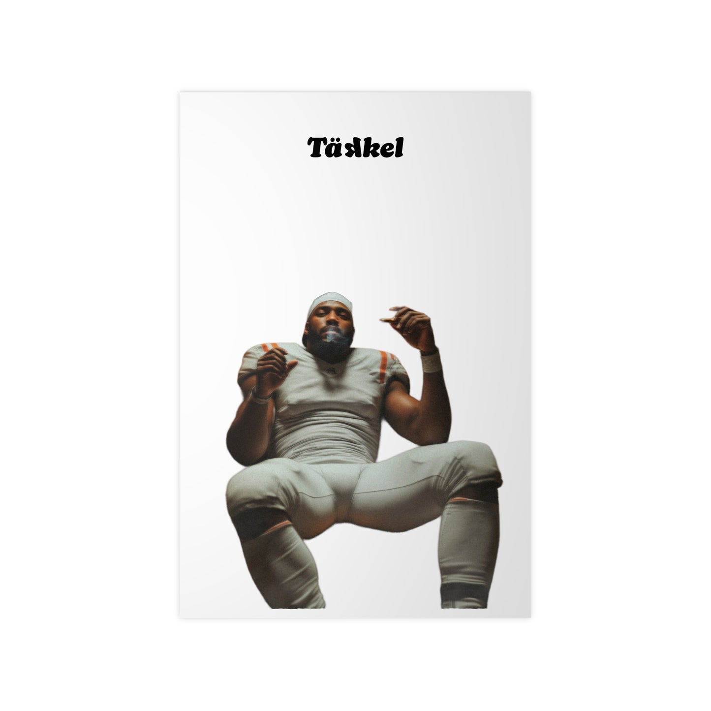 TÄKKEL Poster – Football Player Power Design