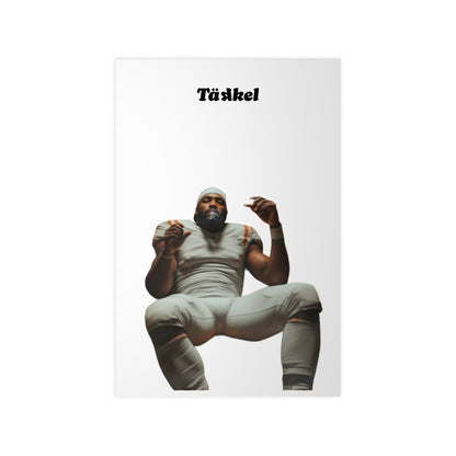 TÄKKEL Poster – Football Player Power Design