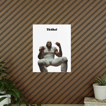 TÄKKEL Poster – Football Player Power Design