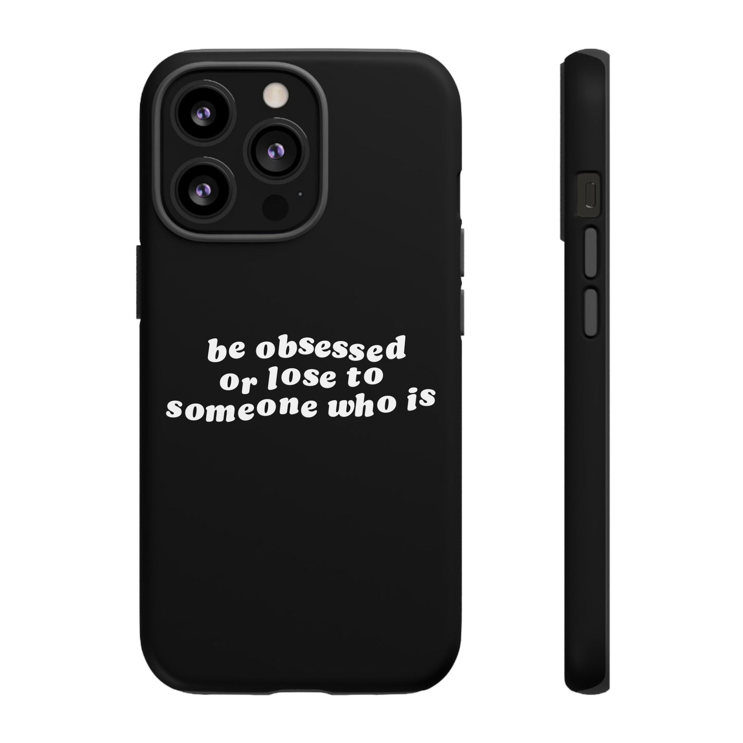 Be Obsessed Hard Case Schwarz iPhone