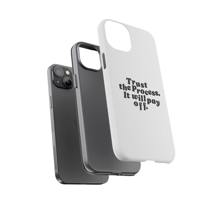Trust harder Hard Case Weiß iPhone