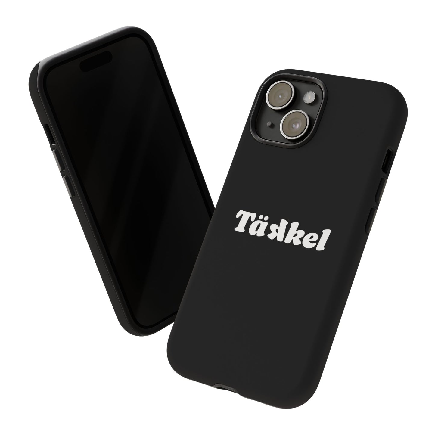 TÄKKEL Classic Hard Case Schwarz iPhone