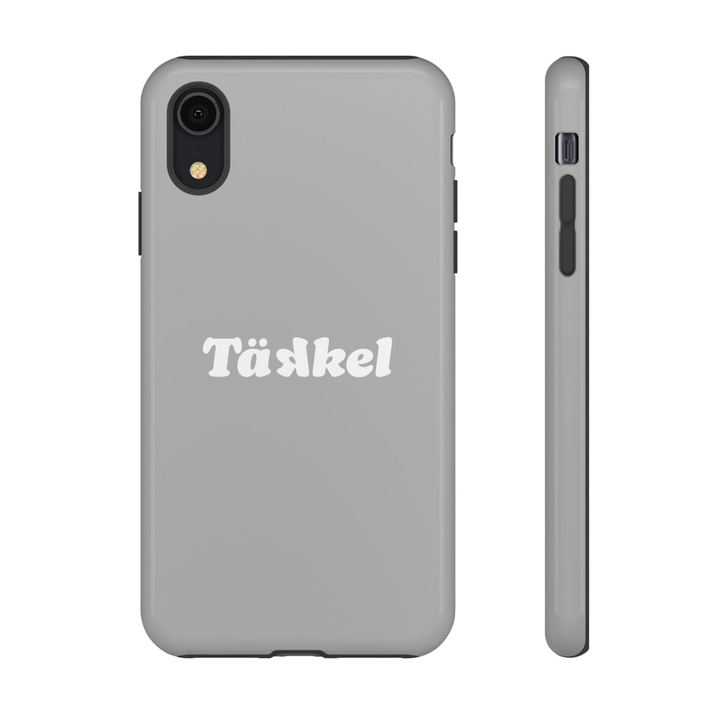 TÄKKEL Classic Hard Case Grau iPhone
