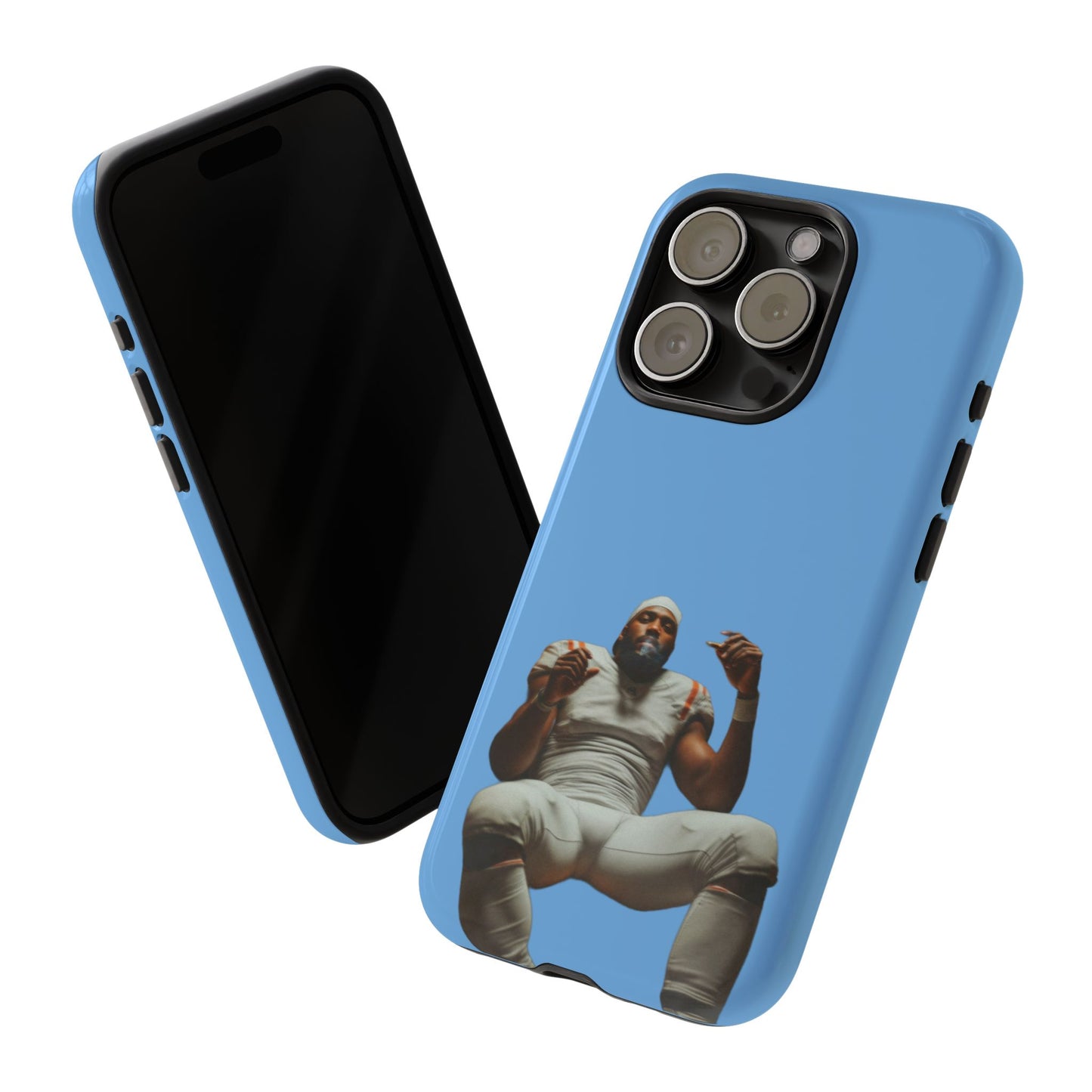 Who´s gonna smoke Hard Case Babyblau iPhone