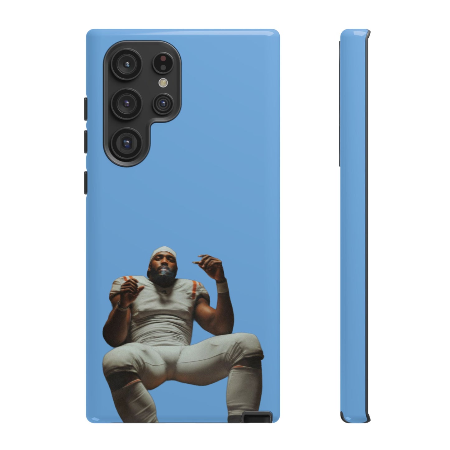 Who´s gonna smoke Hard Case Babyblau Samsung