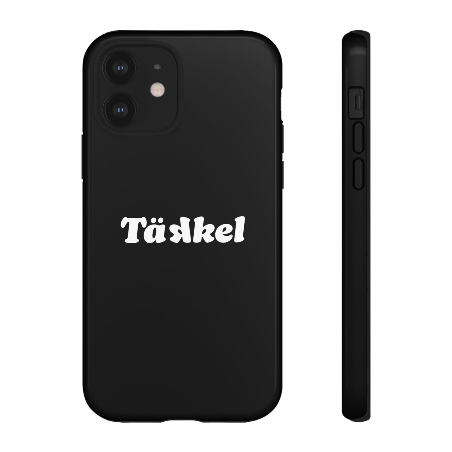 TÄKKEL Classic Hard Case Schwarz iPhone