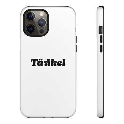 TÄKKEL Classic Hard Case Weiß iPhone