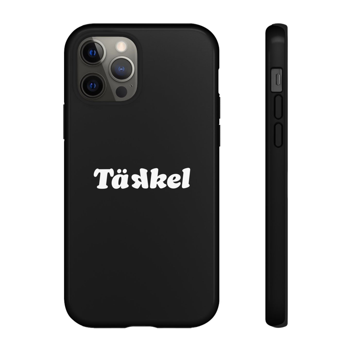 TÄKKEL Classic Hard Case Schwarz iPhone