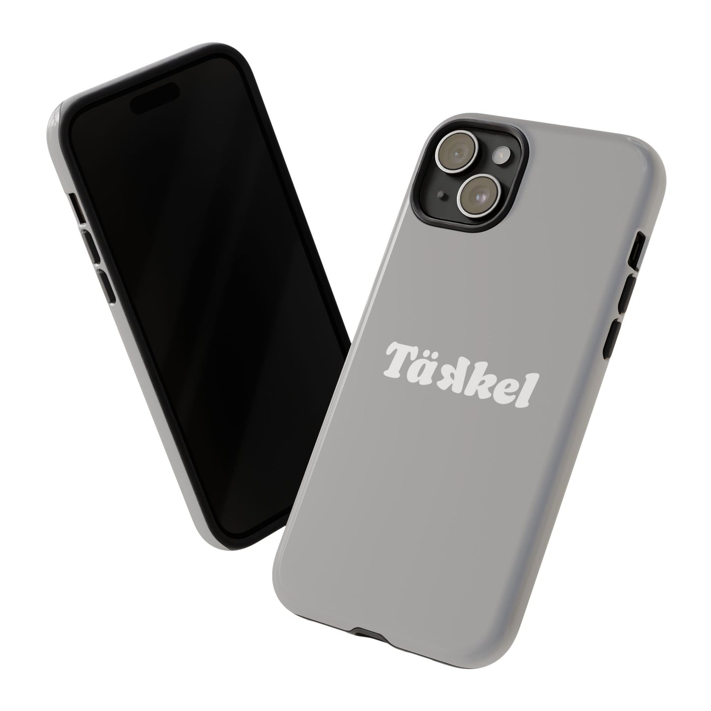 TÄKKEL Classic Hard Case Grau iPhone