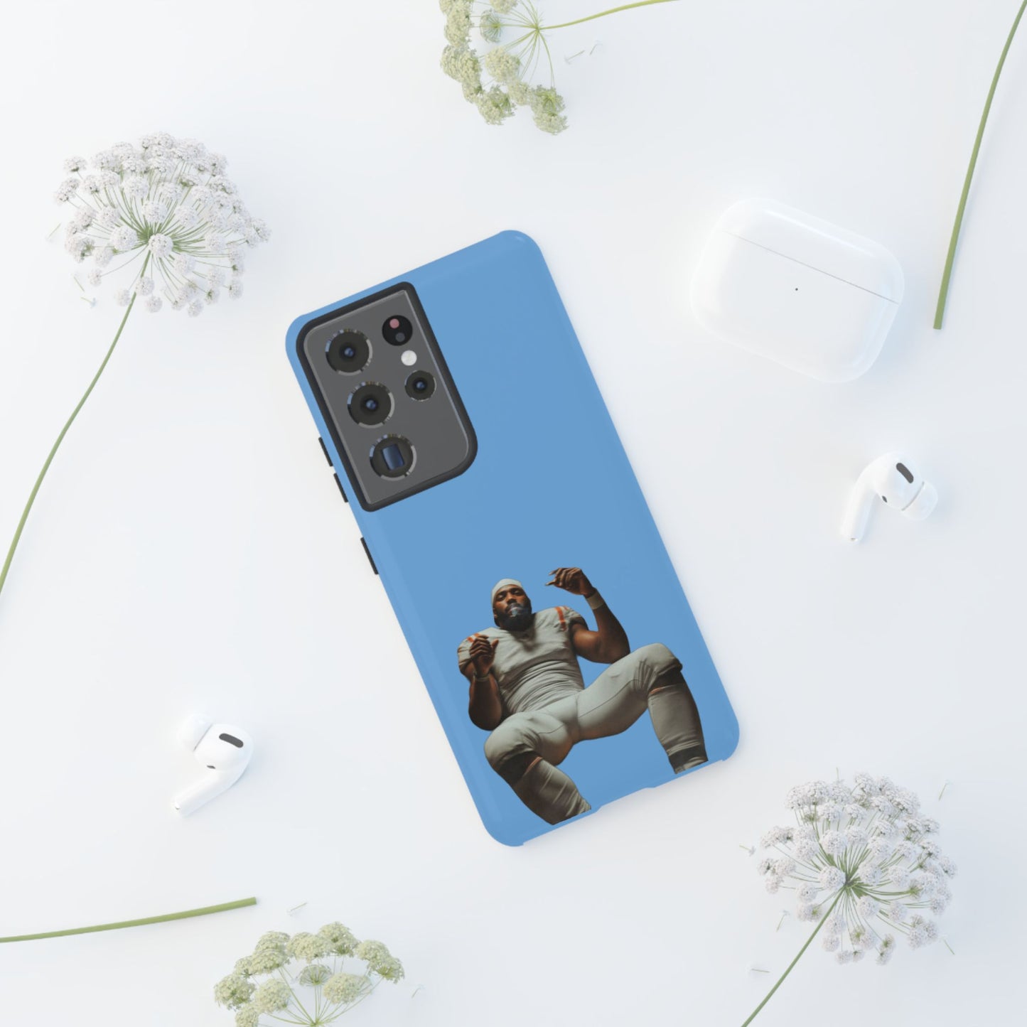 Who´s gonna smoke Hard Case Babyblau Samsung