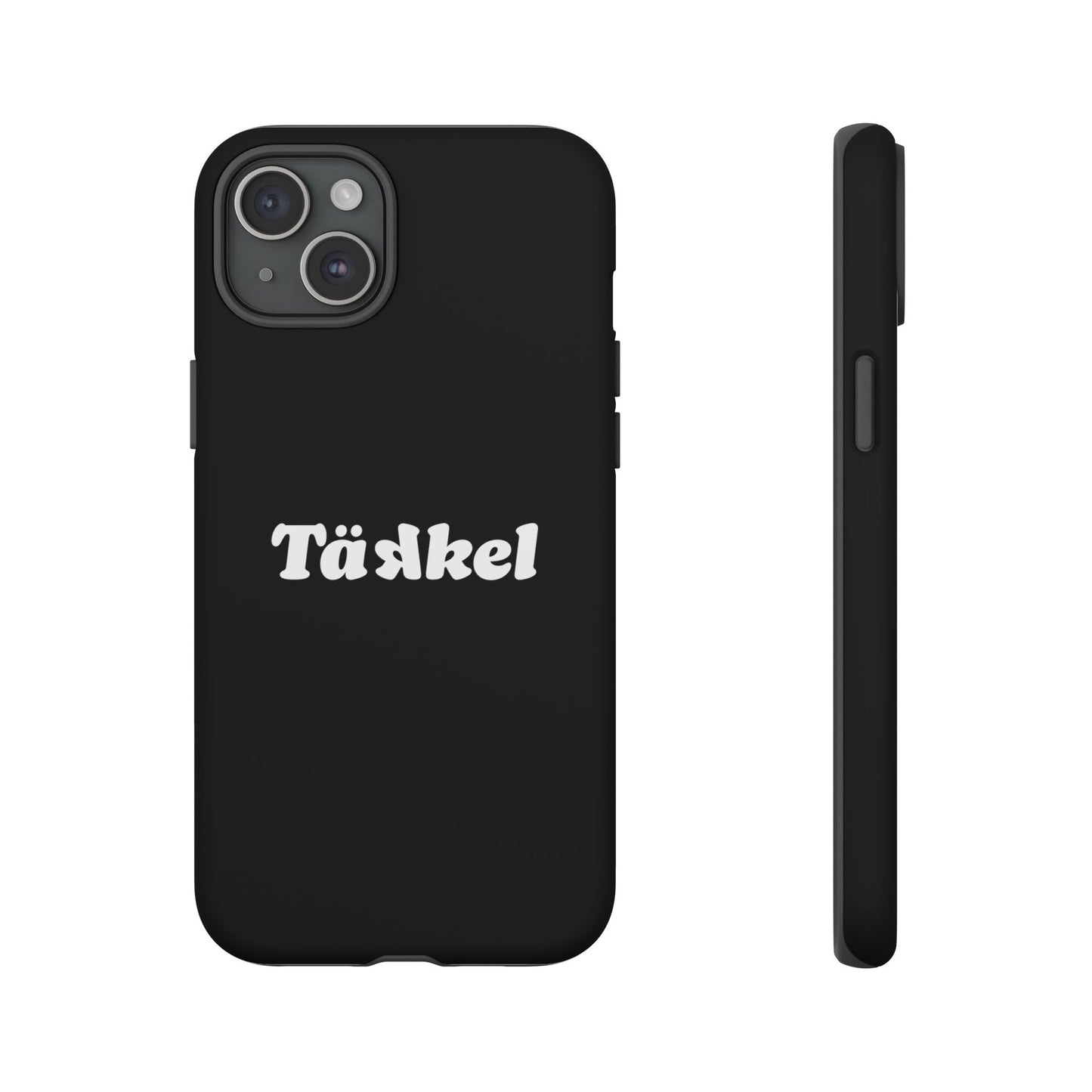TÄKKEL Classic Hard Case Schwarz iPhone