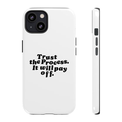 Trust harder Hard Case Weiß iPhone
