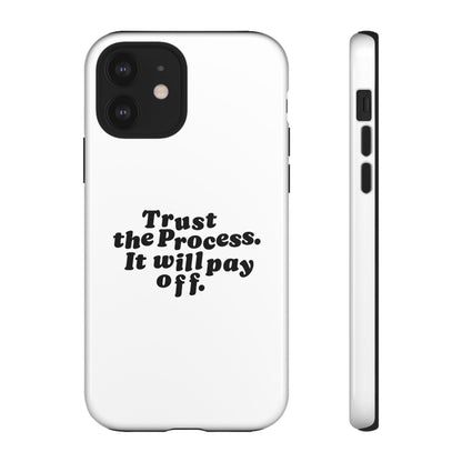 Trust harder Hard Case Weiß iPhone