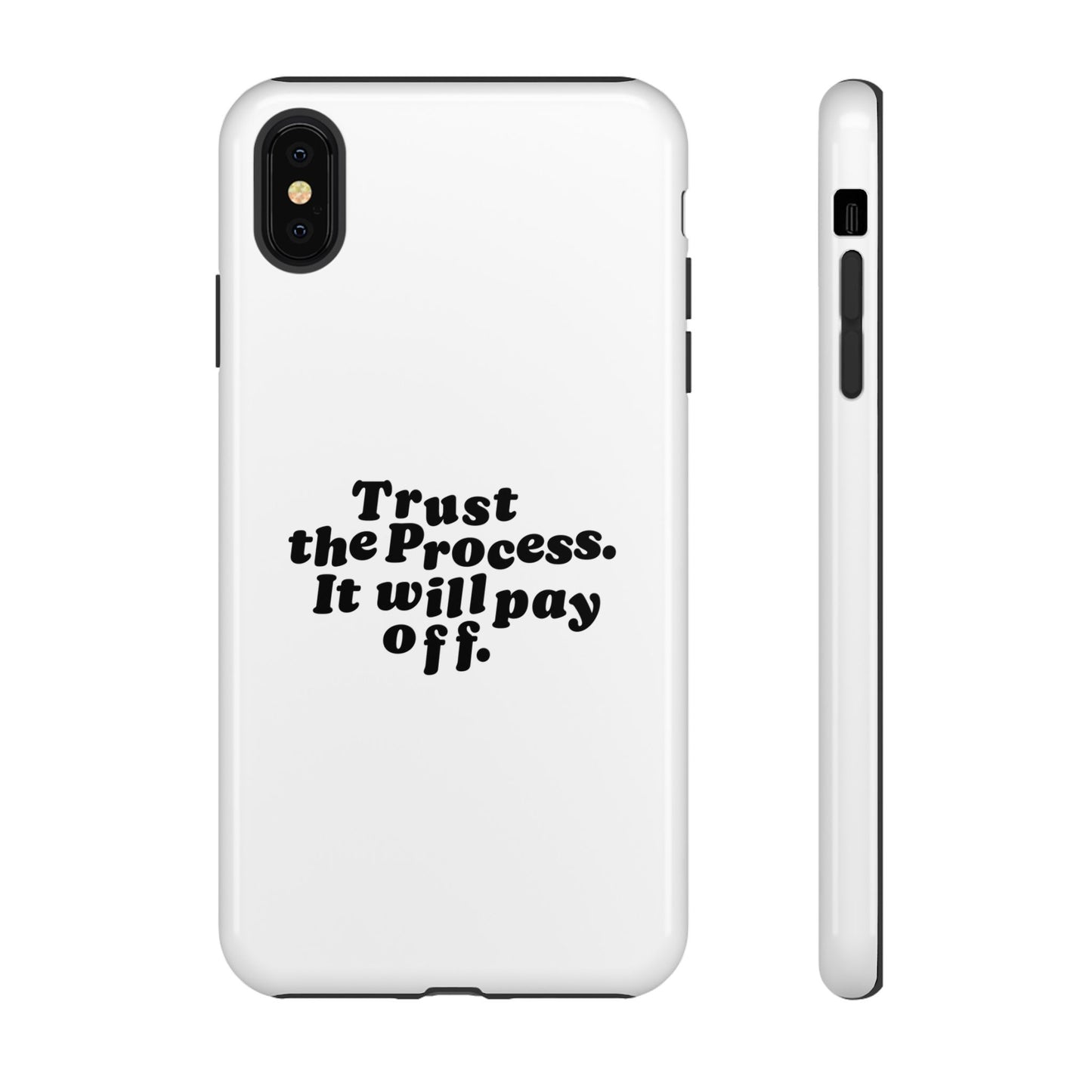 Trust harder Hard Case Weiß iPhone