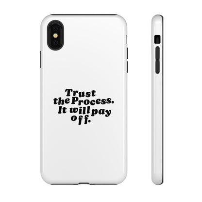 Trust harder Hard Case Weiß iPhone